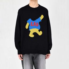 【残り一点】C/L Intarsia Lad Bear Pullover