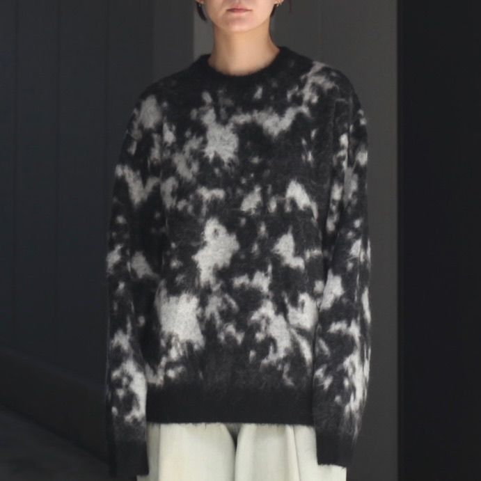【残り一点】Kid Mohair Jacquard Sweater
