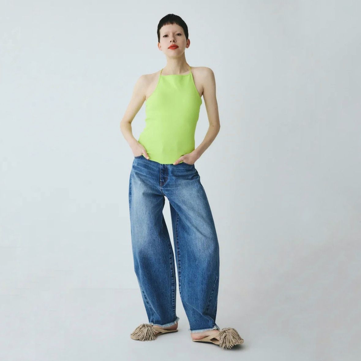 【残り一点】Bi Color Cord Camisole