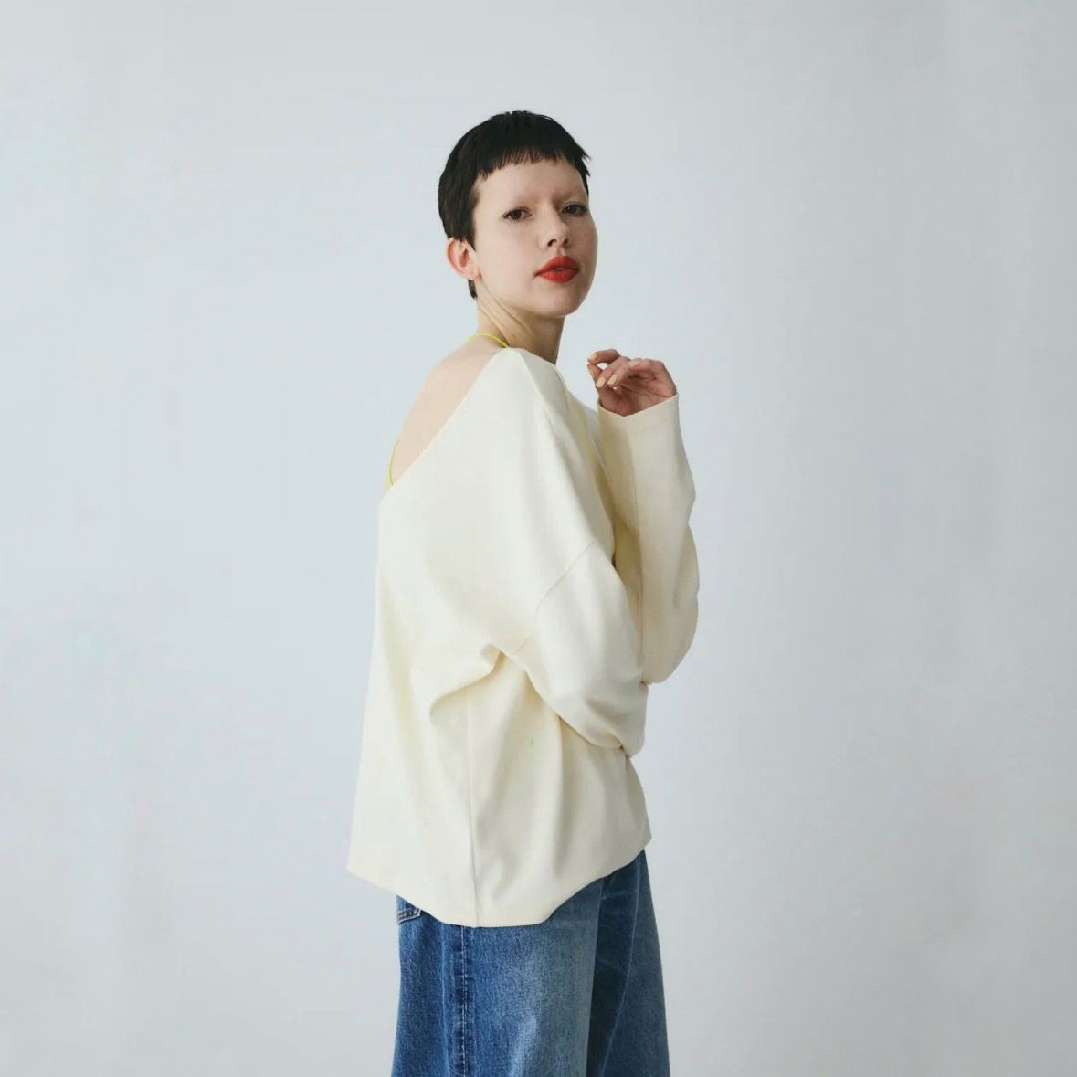 【残り一点】2way Over Size Cut Tops