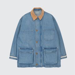 【残り一点】Vintaged Denim Coverall Half Coat