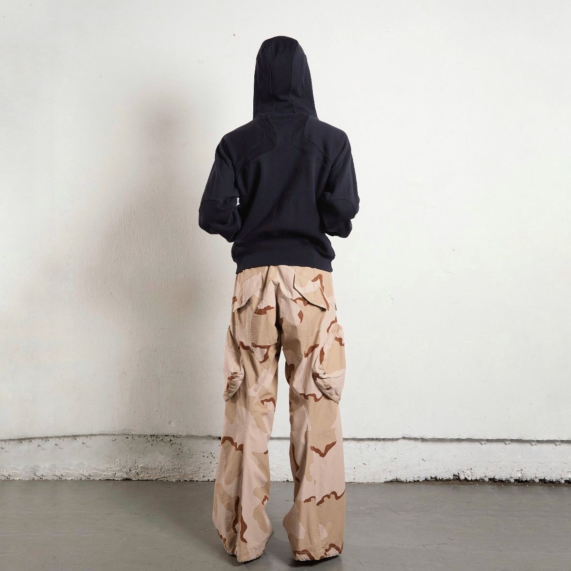 【残り一点】Panelled Zip Up Hoodie