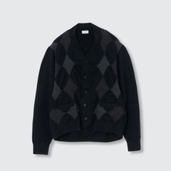 【残り一点】Boiled Wool Argyle Sweater