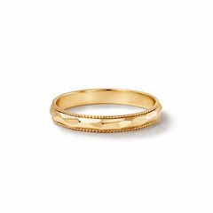 【お取り寄せ注文可能】Grain Crack Ring(K18 YELLOW GOLD)