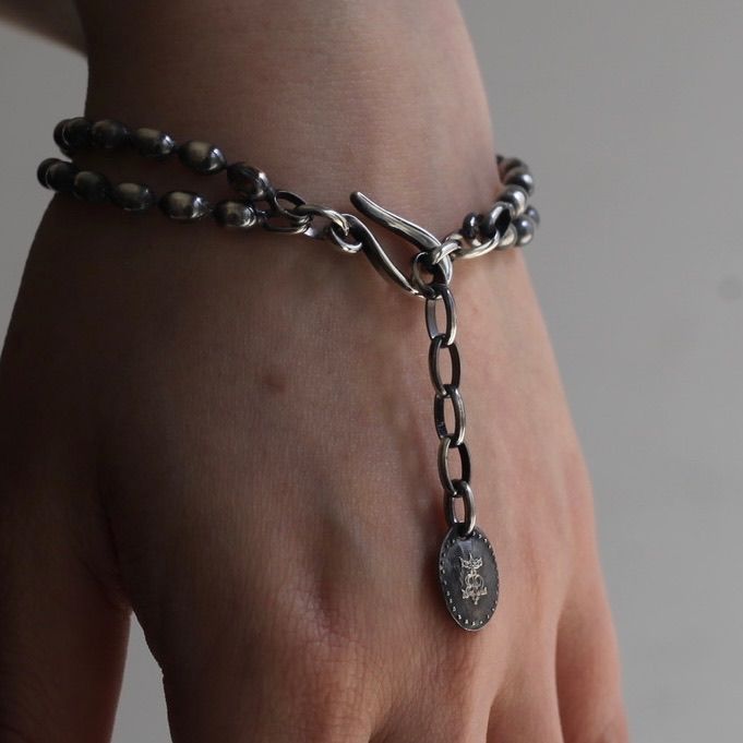 【お取り寄せ注文可能】Oval Bowl Chain W Bracelet