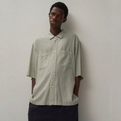 【残り一点】Cotton Silk Viera Loose Fit Half Sleeve Shirt