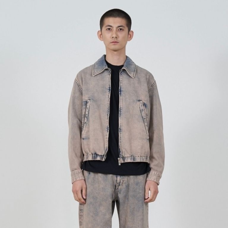 ジャケット ブルゾン FRONT ZIP DENIM BLUZON レディース（YOKE 
