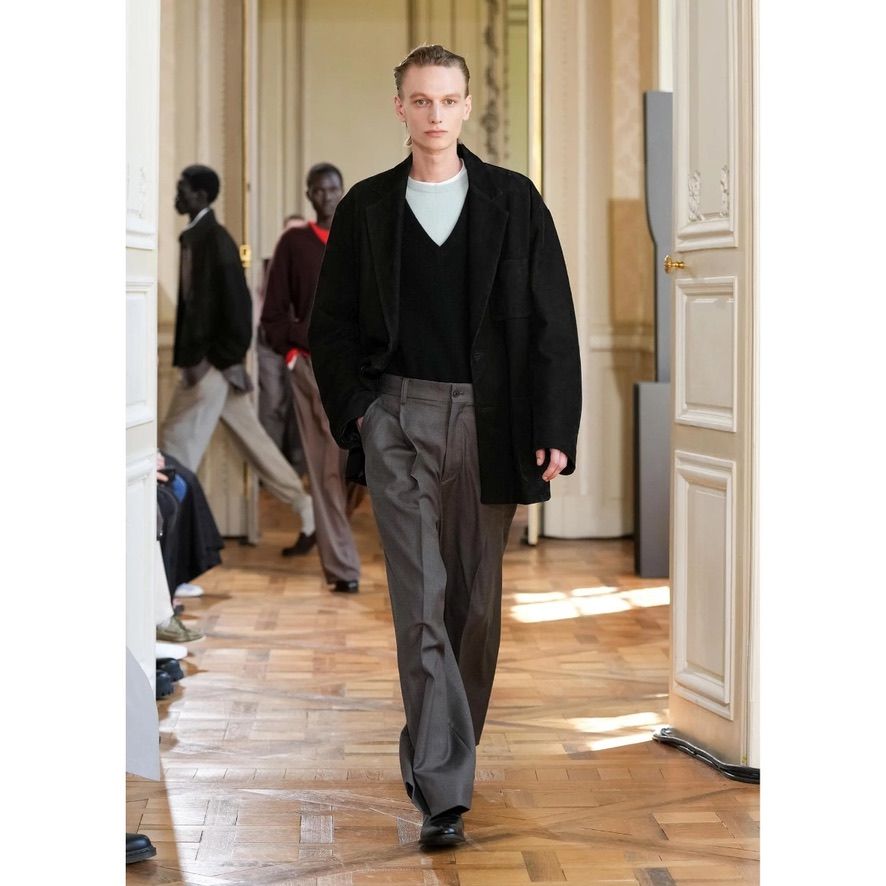 【残り一点】Extra Fine Wool Long Wide Trousers