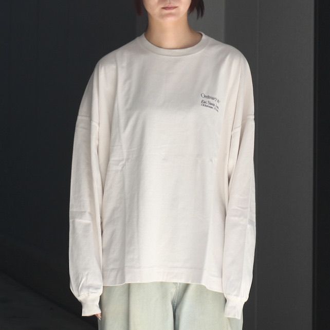 【残り一点】Washed Ordinary L/S Tee With No Effect