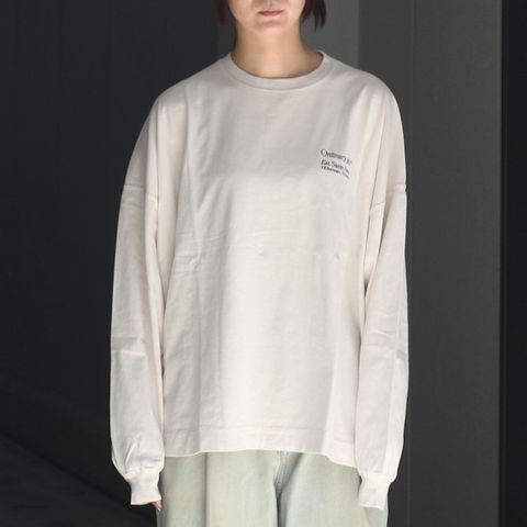 【残り一点】Washed Ordinary L/S Tee With No Effect