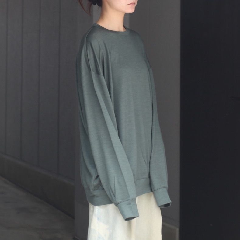 【残り一点】オーバーサイズリラックスウールL/S TEE