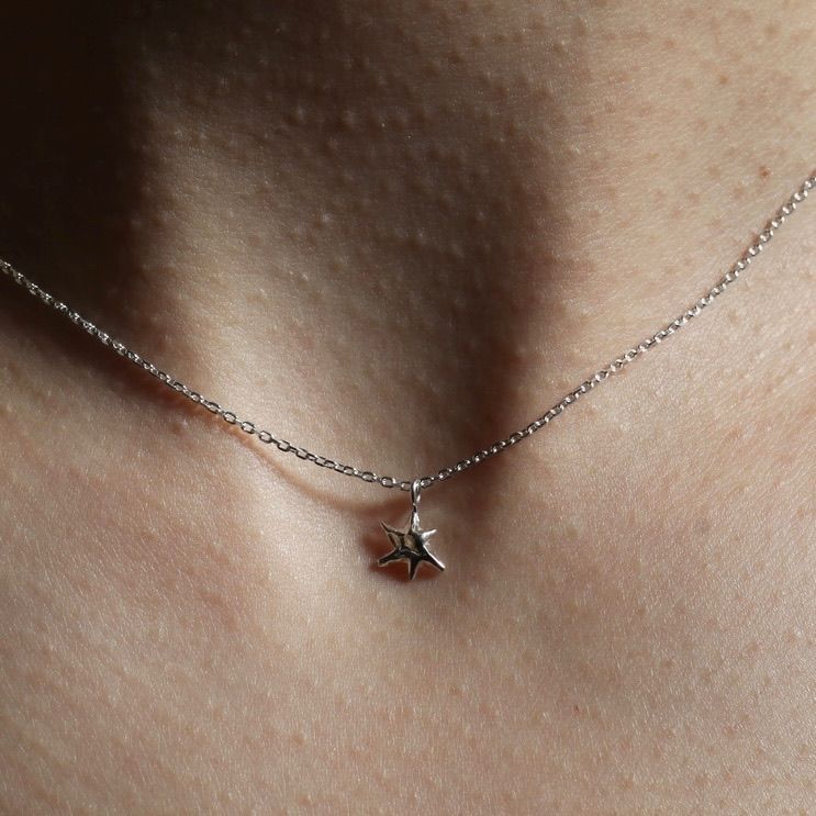 【お取り寄せ注文可能】YU-KIN Silver Pentagram Chain Necklace