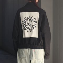 【残り一点】MBLパッチロゴジップブルゾン