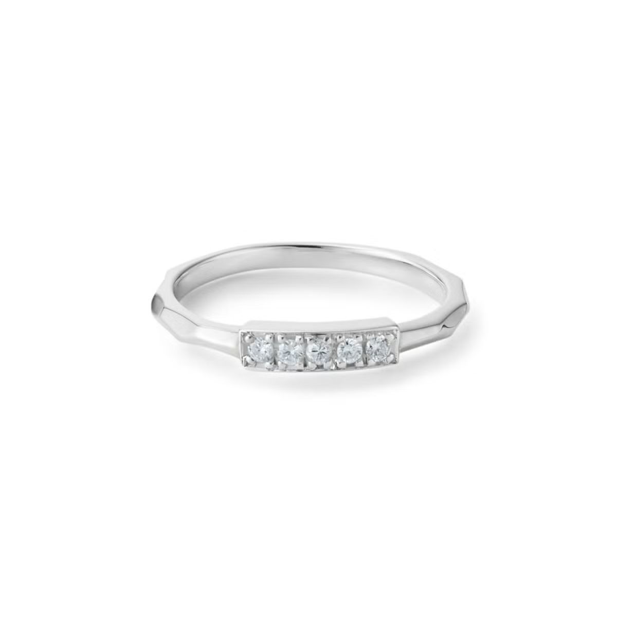 【お取り寄せ注文可能】Broadly Five Dia Ring(PLATINUM950)