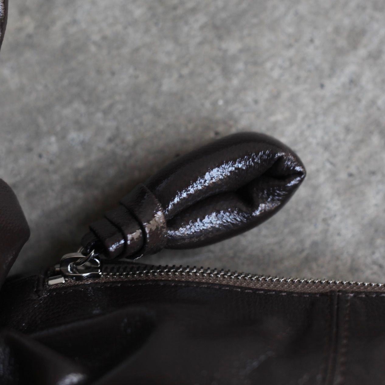 【残り一点】Small Croissant Bag(COATED COTTON)