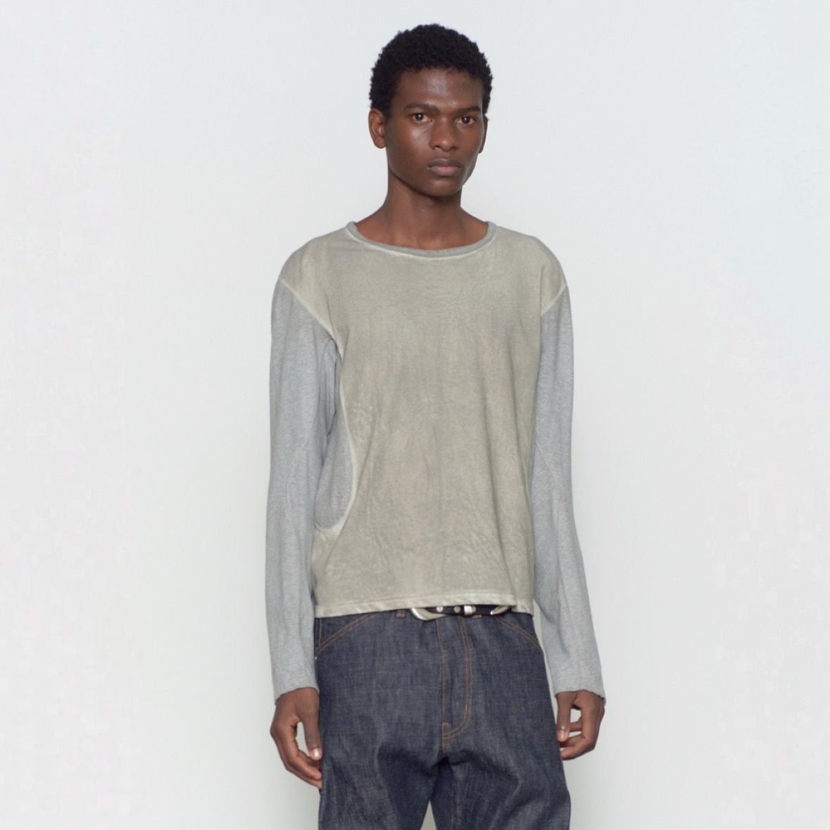 【残り一点】Dirty Dyed Long Sleeve Baseball T-Shirt