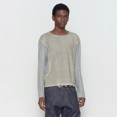 【残り一点】Dirty Dyed Long Sleeve Baseball T-Shirt