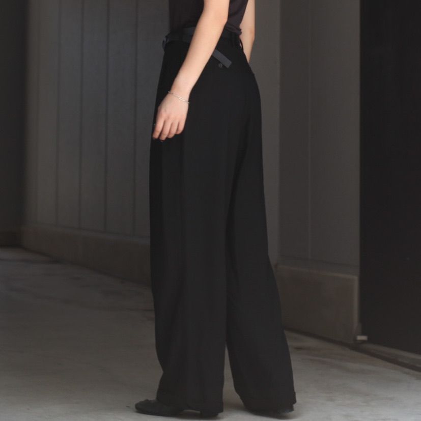【残り一点】3 Tuck Wool Serge Trousers
