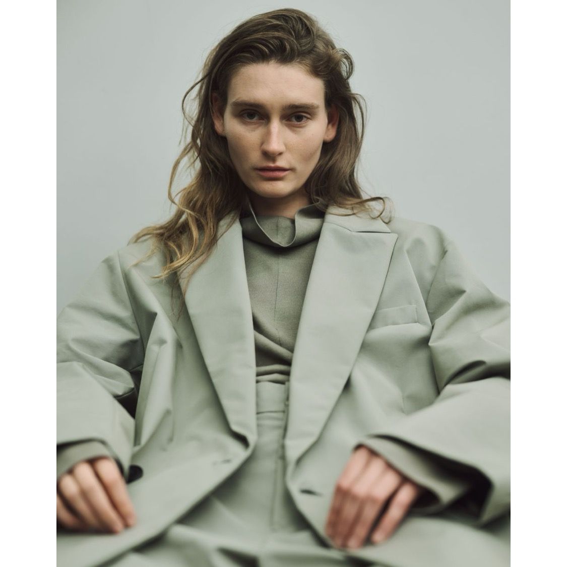 ssstein - 【残り一点】Wool Silk Knit High Neck LS | ACRMTSM