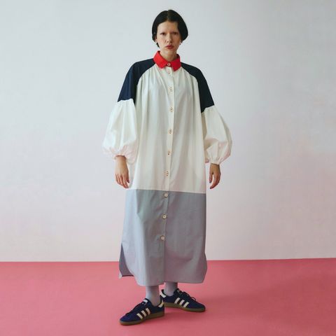 【残り一点】Switching Color Block Dress