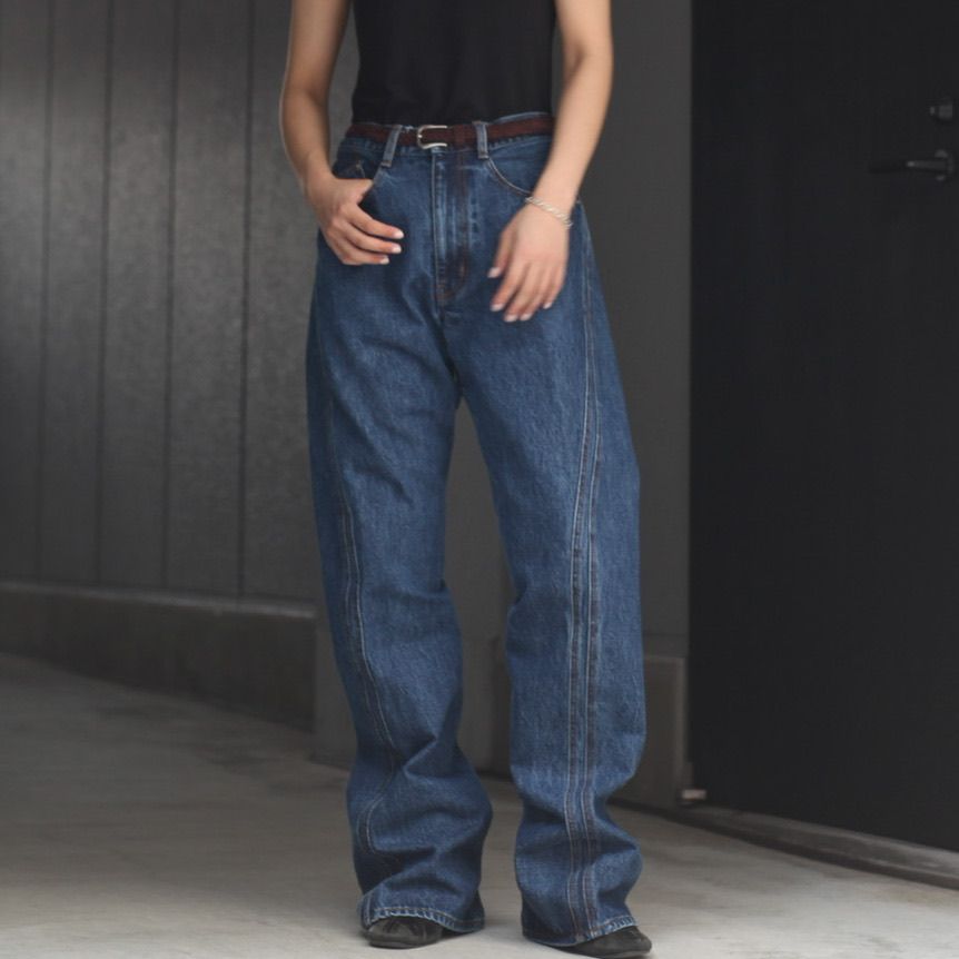 NVRFRGT 22AW 3D TWISTED JEANS サイズ 1