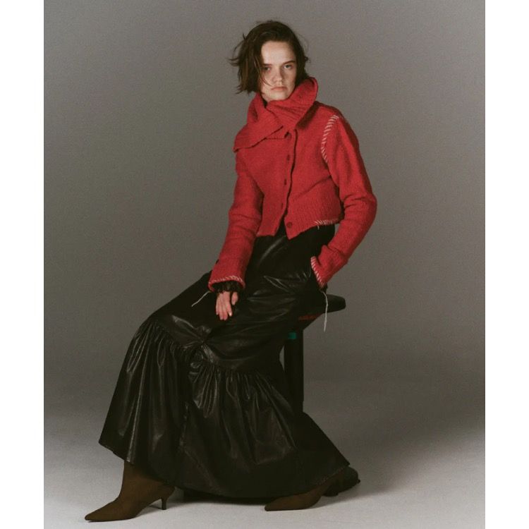 【残り一点】Asymmetry Knit Cardigan