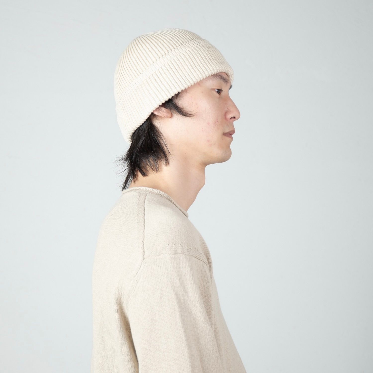 【残り一点】Cotton Acrylic Knit Beanie