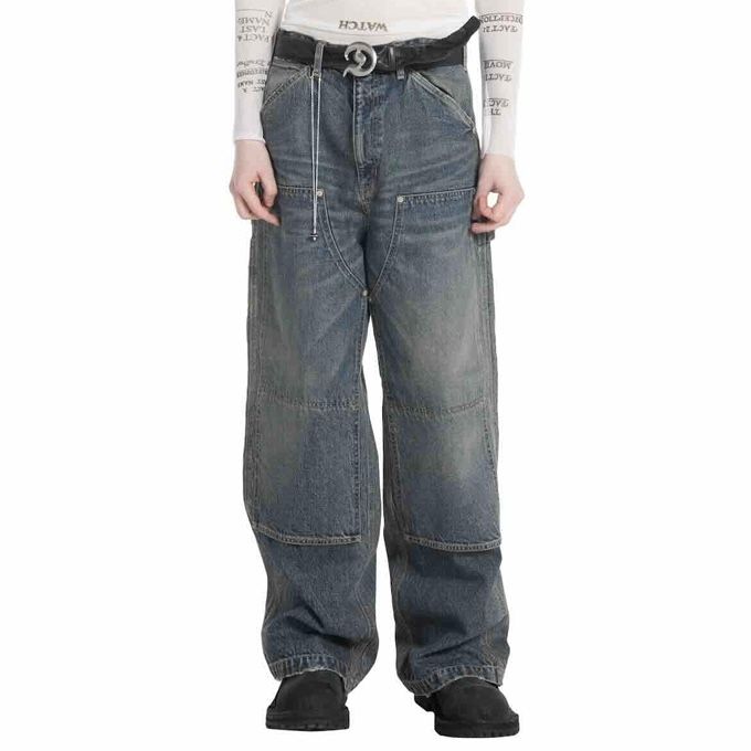 【残りわずか】Vintage Washed Painter Denim Wide Pants