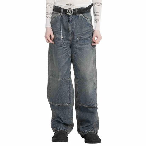 【残りわずか】Vintage Washed Painter Denim Wide Pants