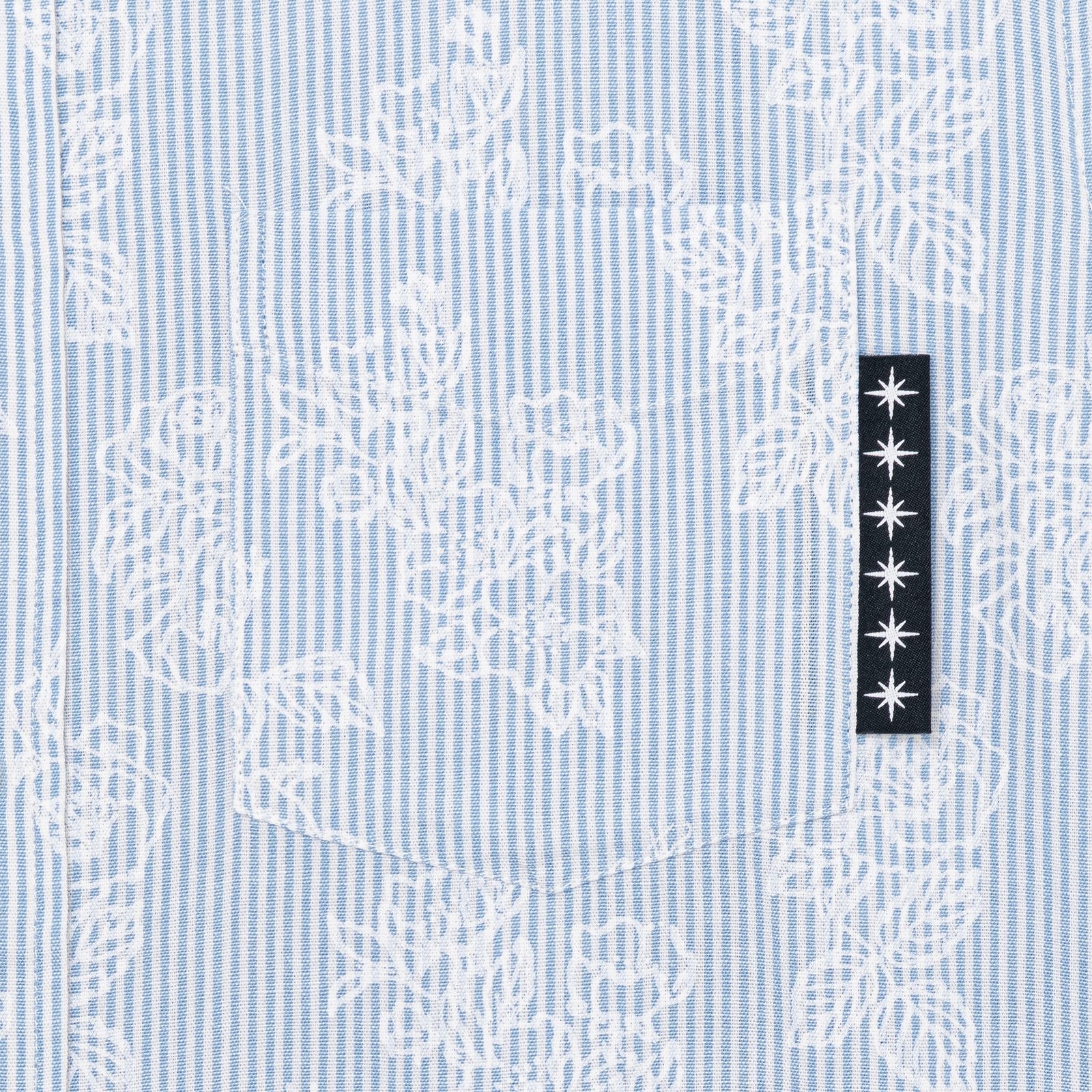 【残り一点】Flower Striped Shirt