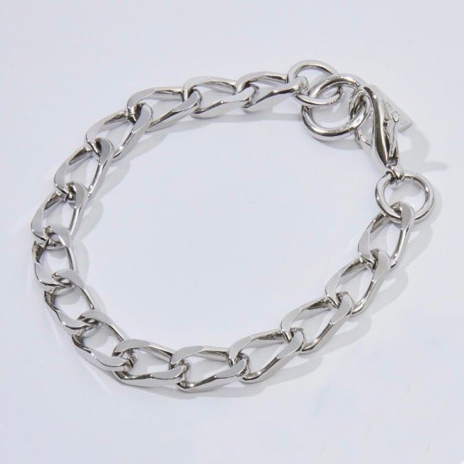 【残りわずか】Curb Chain Bracelet(SILVER)