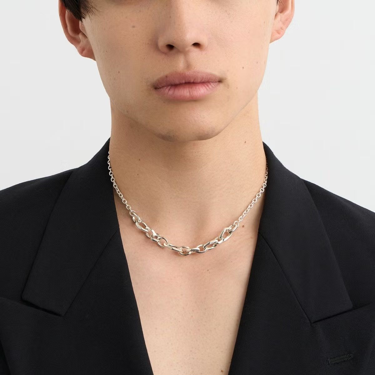 【お取り寄せ注文可能】Crockery Mix Chain Necklace S
