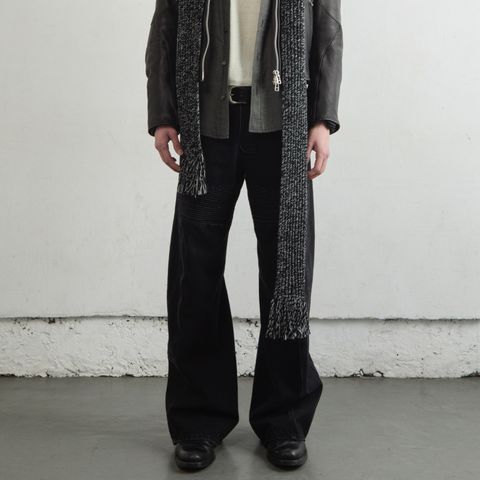 【残りわずか】3D Twisted Moto Jeans