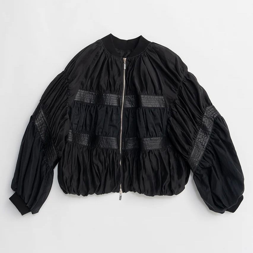 【残り一点】シアーボリュームブルゾン