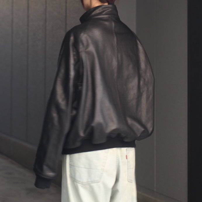 【残りわずか】Lamb Leather Weekend Jacket