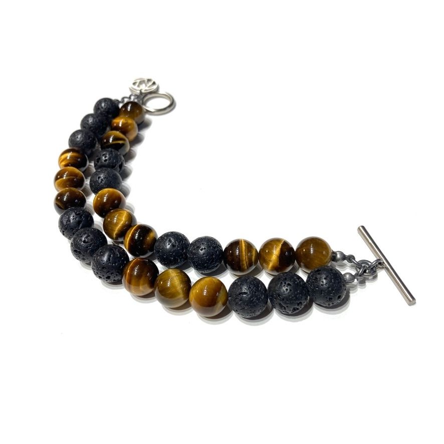 【残りわずか】Double Juzu Bracelet(BROWN)