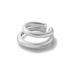 【お取り寄せ注文可能】Layered Hoop Ear Cuff(SILVER)