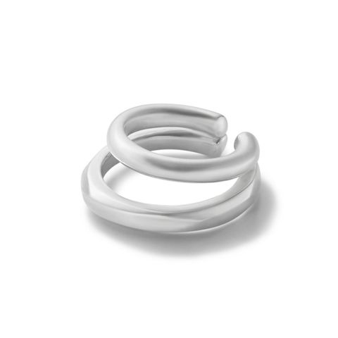 【お取り寄せ注文可能】Layered Hoop Ear Cuff(SILVER)