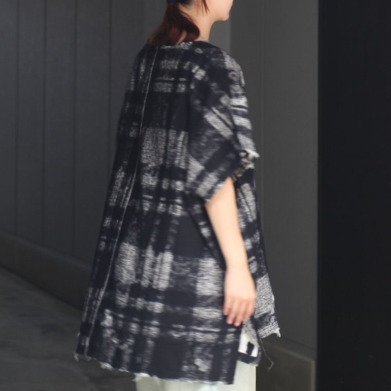 【残り一点】Pocket Nel Tunic With Damaged(SHADOW BUFFALO)