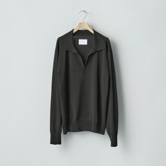 【残りわずか】Wool/Silk Knit Skipper LS