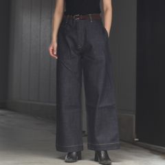 STUDIO NICHOLSON - 【残りわずか】Selvedge Denim Suede-Head Slack 