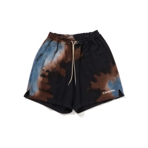 【残り一点】"CS" Melt Dye Sweat Shorts