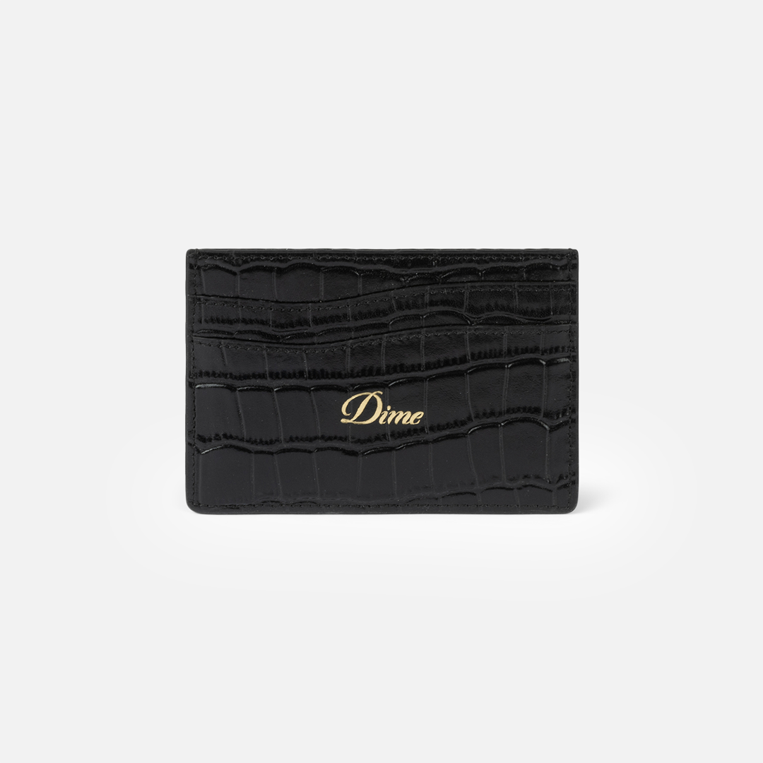 【残り一点】Croco Card Holder