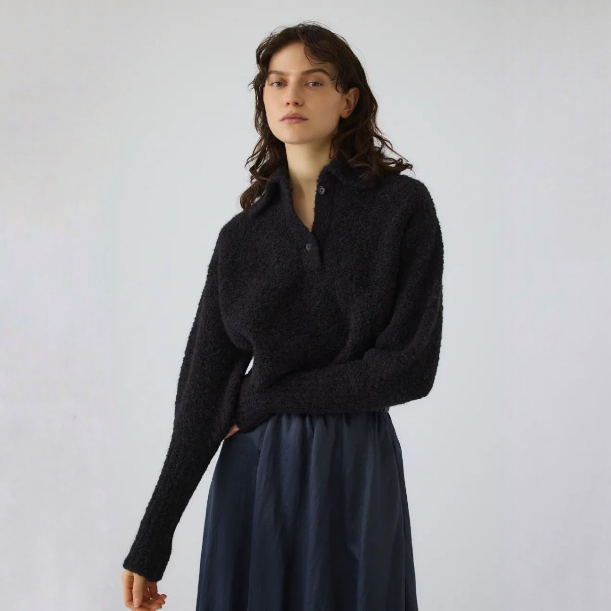 【残り一点】Boucle Short Knit