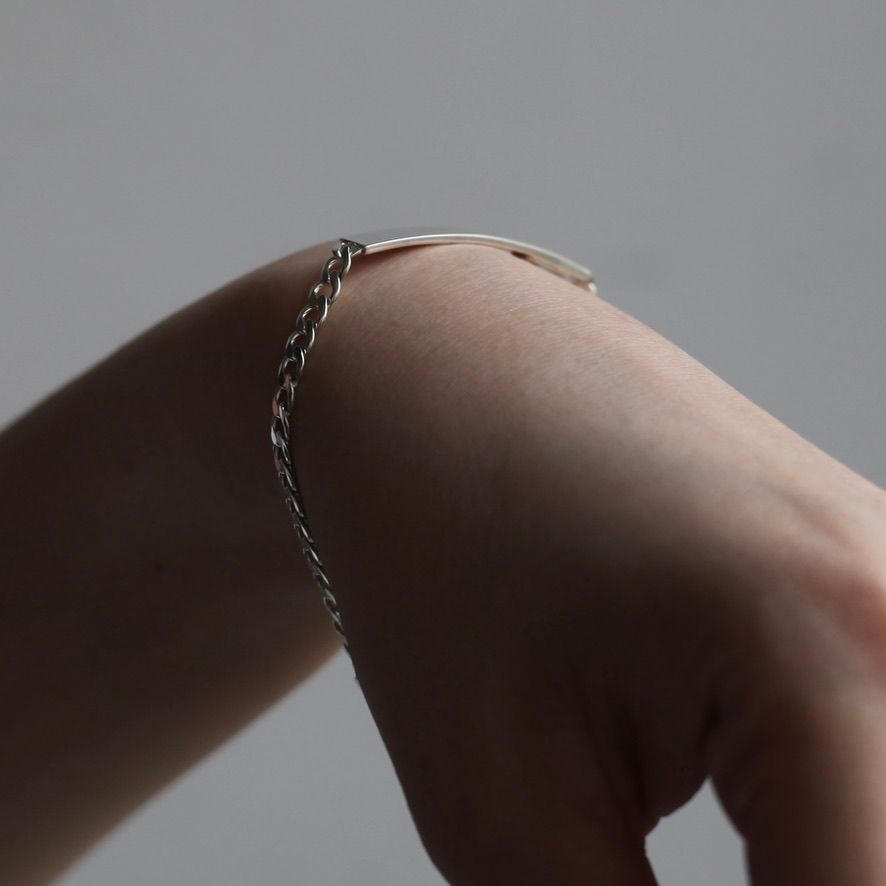 【お取り寄せ注文可能】ID Bracelet_S(SILVER)