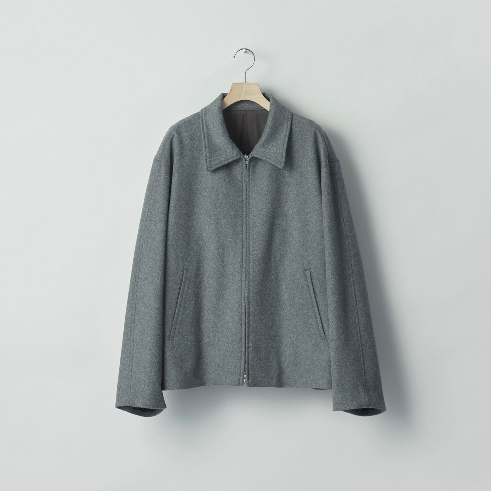 【残りわずか】Wool Cashmere Zip Short Jacket