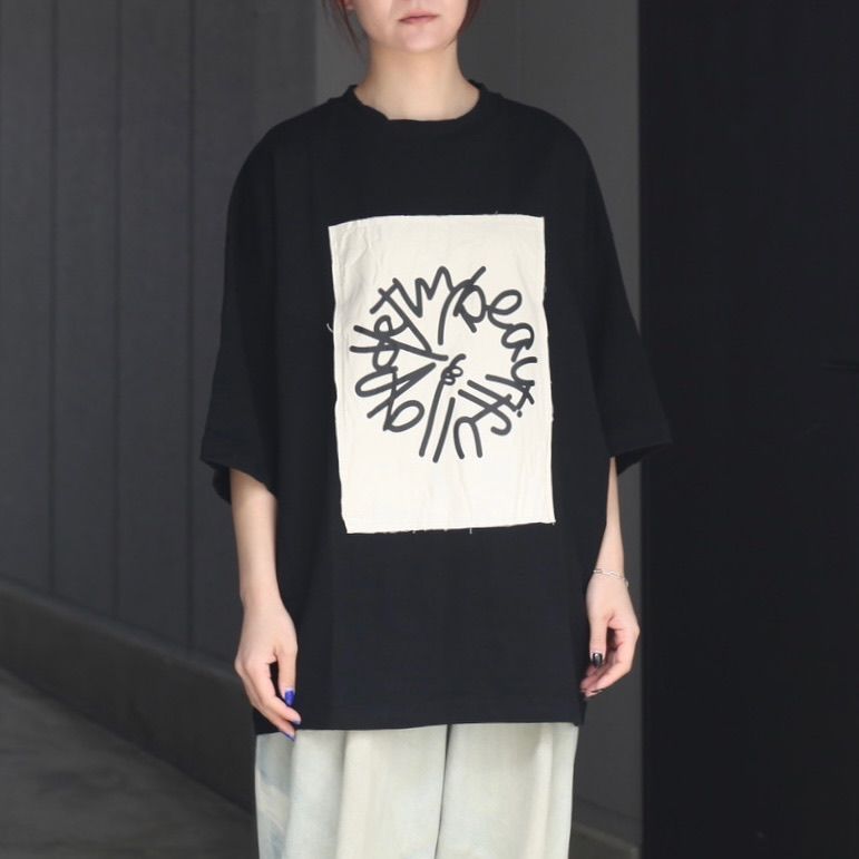 【再販売通知受付可能】MBLドルマンスリーブプリントS/S Tee