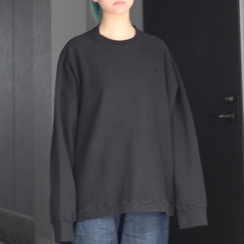 ATON - 【残り一点】Garment Dyed Urake Oversized Pullover | ACRMTSM