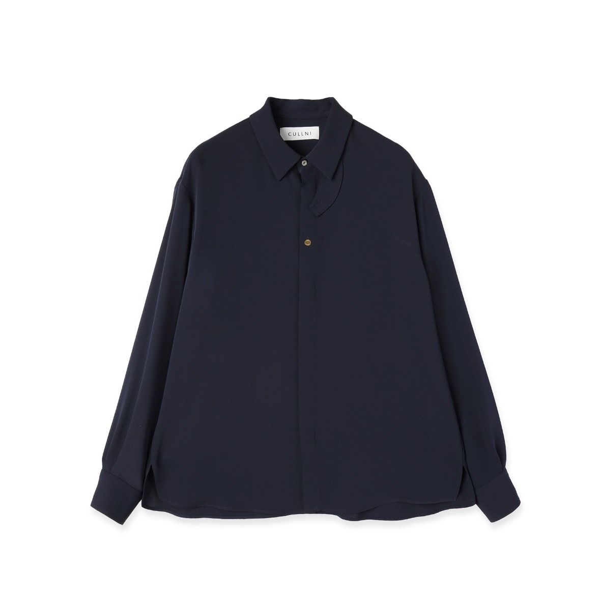 【残り一点】Double Cloth Chin Tab Long Sleeve Shirt