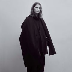 【残り一点】Wool Cashmere Beaver Reversible Stole Jacket